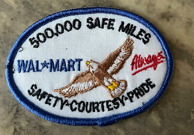 #ad WalMart 500000 Safe Miles Trucking Patch Vintage $6.88