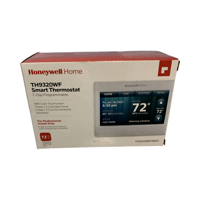 #ad HONEYWELL TH9320WF5003 WI FI 9000 7 Day ProGrammable 3H 2C COLOR Thermostat NEW C $61.99