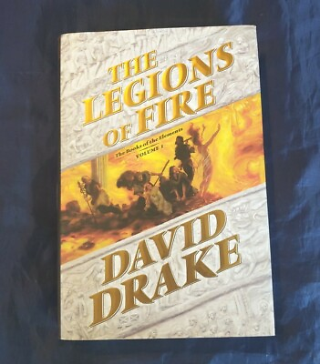 #ad Books of the Elements : The Legions of Fire by David Drake 1st Ed 1st Print HCDJ $10.11