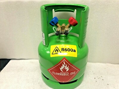 #ad Refrigerant Recovery Tank R600 Iso Butane DOT Approved R600a 7 lbs. Capacity $152.69