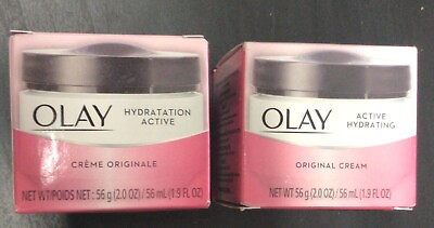 #ad 2 Pack Olay Active Hydrating OriginalCream Face Moisturizer E9 $18.00
