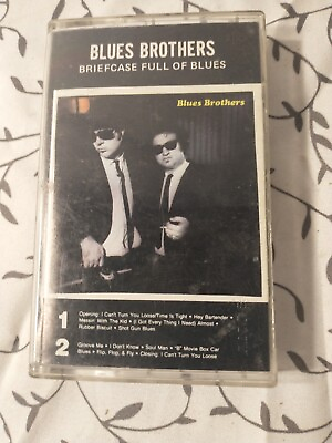 #ad BLUES BROTHERS BRIEFCASE FULL OF BLUES Old School Sound CASSETTE TAPE $6.00