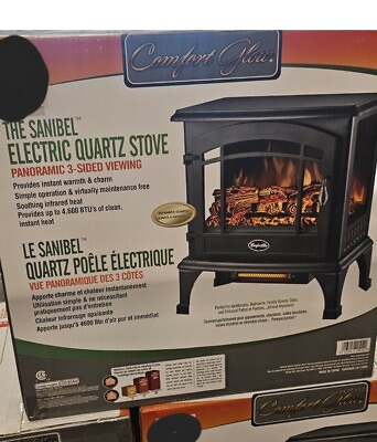 #ad Sanibel Fireplace Stove Heater Comfort Glow Infrared Electric Panoramic $108.50