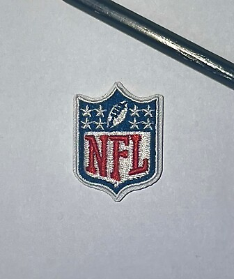 #ad #ad Football Logo NFL Collar 1.5x1.25 Iron Sew On Embroidered Patch $3.25