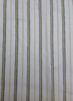 #ad 100% Linen Woven Fabric Yarn Dyed Stripe $7.95