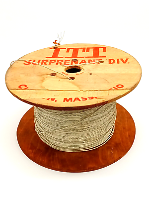 #ad ITT Suprenant White Tinned Copper Wire 600V XML 125 Style 3271 125 Deg. C 35 lbs $449.99