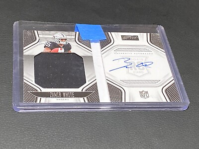 #ad 2022 Zamir White Booklet Jumbo Patch Autograph 299 Playbook RC#234 Raiders OBO $55.00