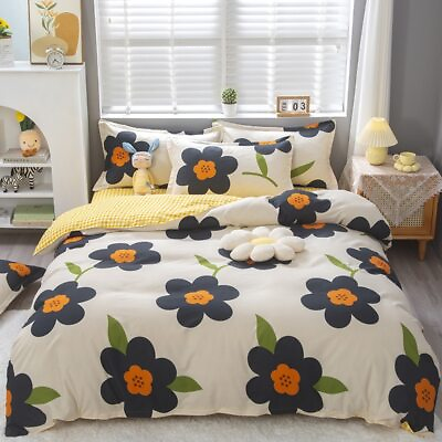 #ad 2023 Home Duvet Cover Set 220x240 Double Bed Duvet Cover Pillow Cover $67.46