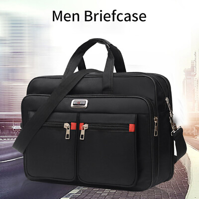 Men Laptop Bag With Shoulder Strap Travel Business Briefcase Casual Messenger $22.15