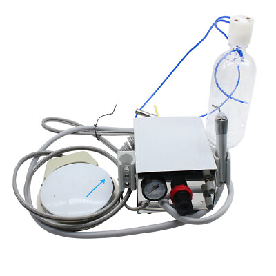 #ad NEW Portable Dental Lab 4 Hole Turbine Unit Work Air Compressor 3 Way Syringe US $67.00