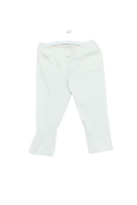 #ad New Latte Women#x27;s Trousers S White 100% Cotton GBP 12.40