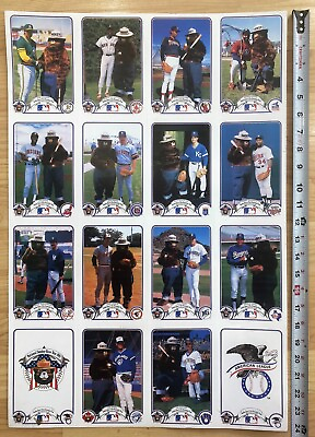 #ad 1987 Smokey The Bear Baseball Uncut Panel Jack Morris Kirby Puckett Canseco $12.95