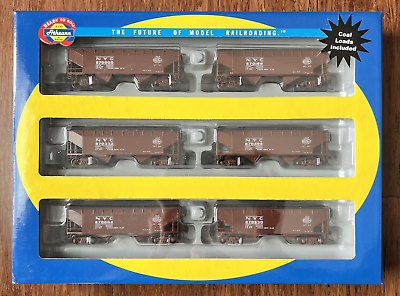 #ad Athearn 70833 HO Scale New York Central 34#x27; 2 Bay Hopper 6 Pack $130.75