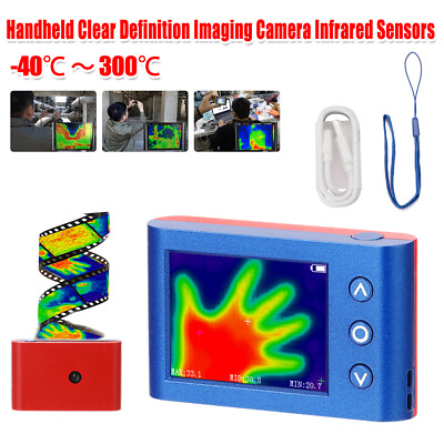 #ad New Infrared Thermometer Infrared Thermal Imaging Sensor Handheld Camera 2.4inch $82.79