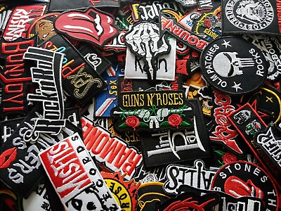 #ad Logo Band Punk Rock Heavy Metal Patch Iron Embroidered Sew on jeans hat bag $3.95