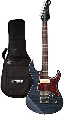 #ad YAMAHA Electric Guitar PACIFICA PAC611HFM TBL Translucent Black with Soft Case $461.16