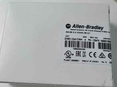#ad 2080 IQ4OB4 New Allen Bradley Micro800 4 Point IEC Digital Input 2080 IQ4 OB4 $98.00