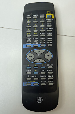 #ad GE Remote General Electric Remote Control SF005 DVD Remote Tested $5.75