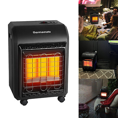 #ad thermomate Propane Radiant Heater 18000 BTU Wall Outdoor Portable LP Gas Heater $89.45