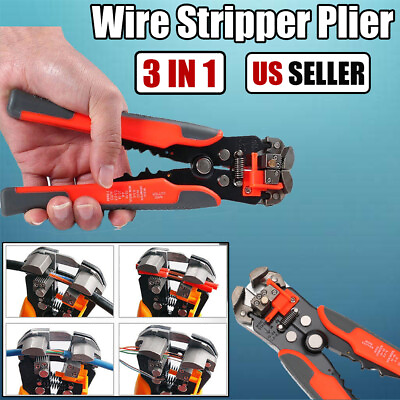 #ad Multifunctional Automatic Cable Wire Stripper Cutter Crimper Electric Tool USA $13.99