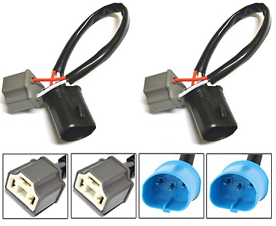 #ad Conversion Wire 9004 HB1 TO 9003 HB2 H4 Two Harness Head Light Adapter Plug Play $13.78