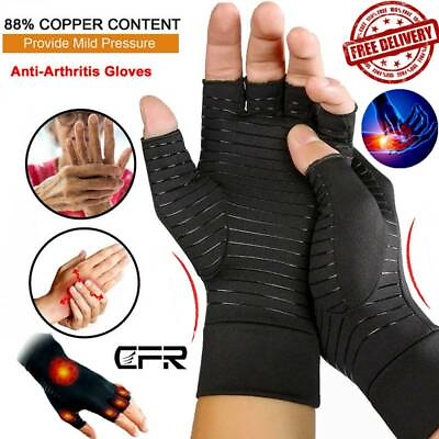 #ad #ad Copper Arthritis Compression Gloves Hand Support Joint Pain Relief For Men Women $11.49