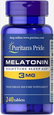 #ad #ad Puritan#x27;s Pride Melatonin 1mg 3mg 5mg 120240 Tablets $31.00