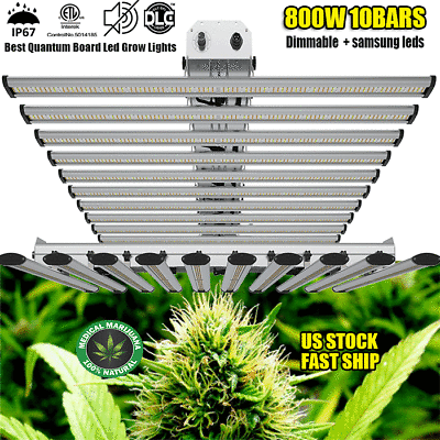 #ad 800W Spider w Samsung LED Grow Light 10Bar Commercial Medical Lamp Indoor Flower $299.05