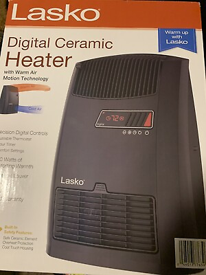 #ad Lasko Portable Digital Ceramic Space Heater with Warm Air Motion Technology... $55.93