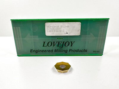 #ad LOVEJOY OEGN 634 10F New Carbide Insert Grade LT 40 1pc $9.95