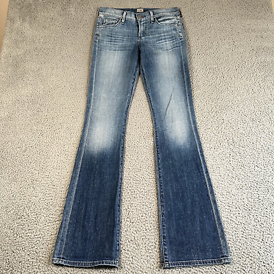 #ad Citizens Of Humanity Jeans Women#x27;s 25 Blue Kelly Bootcut Low Rise Measures 28 $44.99