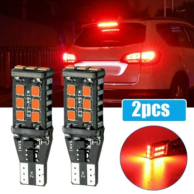 #ad Compact Size T15 921 912 Red LED Brake Light Bulb Stand Out in Traffic $9.90