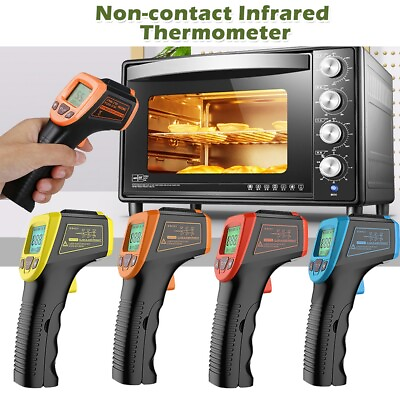 #ad Digital Infrared Backlight Thermometer Laser Thermometer Non contact Type $14.39