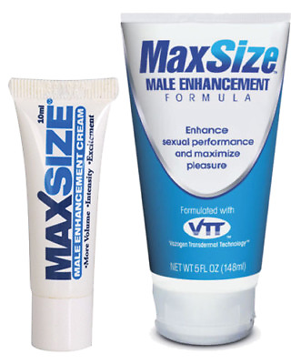 #ad Swiss Navy Max Size Male Enhancement Penis Gel Cream Choose Size $9.96