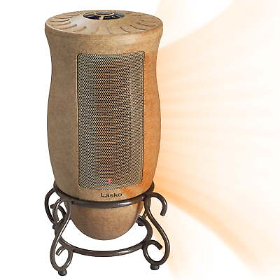#ad #ad 16quot; 1500W Designer Series Ceramic Electric Space Heater with Remote Beige 6435 $89.78
