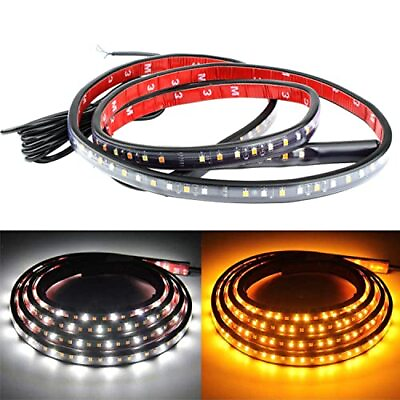 #ad SoCal LED 2X LED Running Board Light DRL Side Kick Switchback Strips 60quot; 150c... $33.53