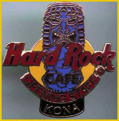 #ad Hard Rock Cafe KONA HAWAII 1998 OPENING STAFF OS PIN Blue Tiki God HRC #4056 $59.99