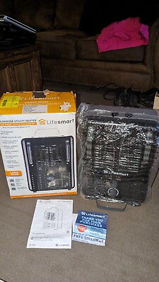 #ad #ad LifeSmart Portable Electric Heater HT MLK2 1300 1500 watt Used Good Tested Works $49.99