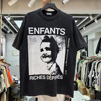#ad Enfants Riches Deprimes Baby Silhouette Right From The Start Mens Black T Shirt $94.36