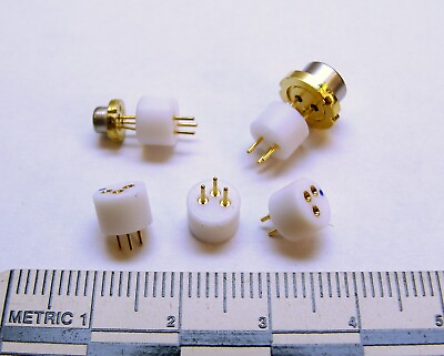 #ad 3 Pin Laser Diode Transistor Electrical Socket TO 5 TO 18 package PC mount $33.00
