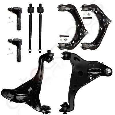 #ad 8x Upper Lower Control Arms Inner Outer Tie Rods Set Fits Explorer amp; Mountaineer $313.61