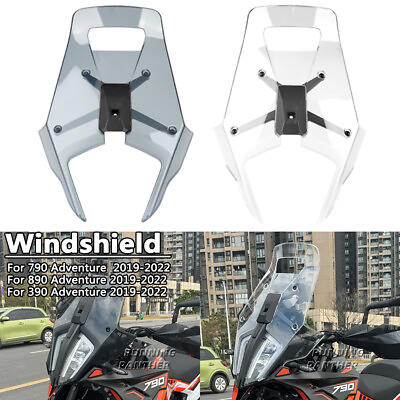 #ad Acrylic Windshield Wind Deflector WindScreen For 390 790 890 Adventure 2019 2022 $175.00