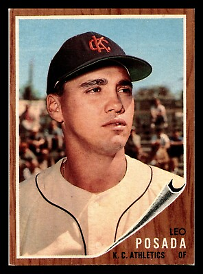 #ad 1962 Topps Leo Posada KC Athletics #168 Vintage Baseball VG EX $7.00