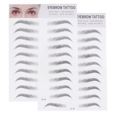 #ad Eyebrow Tool Imitation Eyebrow Brow Transfer Stickers $8.54