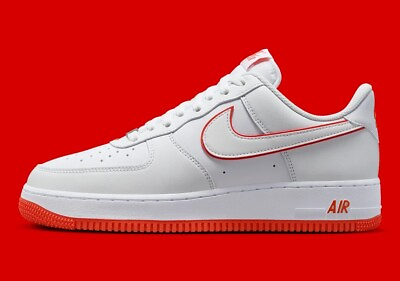 #ad Nike Air Force 1 #x27;07 Men#x27;s Shoes Multi Size White White Picante Red DV0788 102 $89.97