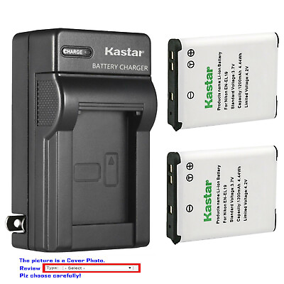 #ad Kastar Battery Wall Charger for Nikon EN EL19 Nikon Coolpix S3300 Coolpix S3400 $8.99