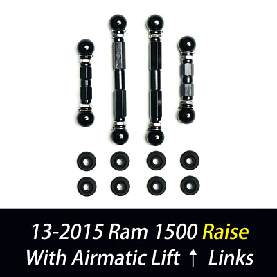 #ad For 2013 2015 Dodge Ram 1500 Adjustable Air Ride Suspension Lift Links Raise Kit $129.99