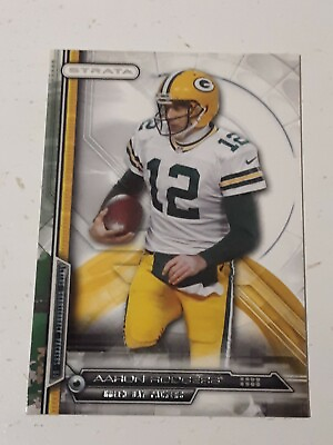 #ad Aaron Rodgers Green Bay Packers 2014 Topps Strata Card #39 $0.99