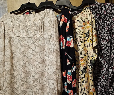 #ad LOT 4 WOMAN#x27;S PLUS SIZE 22 24 3X TOPS EXCELLENT PRE OWNED CONDITION LANE BRYANT $45.00