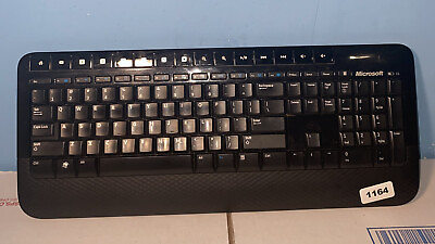 #ad Microsoft Wireless Keyboard Model 1477 2000 Black $23.00